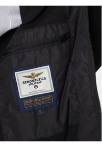 Aeronautica Militare Kurtka przejściowa 241AF454CT3082 Czarny Regular Fit. Kolor: czarny. Materiał: bawełna, syntetyk