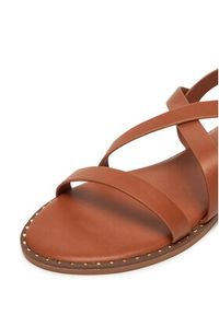Jenny - JENNY Sandały WFA3719-1 Brązowy. Kolor: brązowy. Materiał: materiał, syntetyk #4