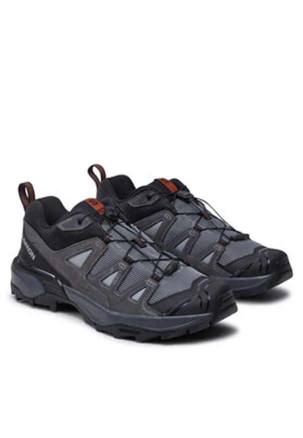 salomon - Salomon Sneakersy X Ultra 360 Leather L47571700 Szary. Kolor: szary. Materiał: materiał