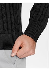 Aeronautica Militare Sweter 232MA1407L475 Czarny Regular Fit. Kolor: czarny. Materiał: bawełna #4