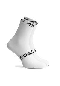 ROGELLI - Skarpetki rowerowe damskie Rogelli Q-SKIN antybakteryjne z bezszwową piętą. Kolor: czarny, biały, wielokolorowy #1