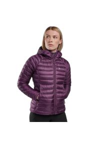 Kurtka puchowa damska Montane Anti-Freeze Hoodie. Kolor: fioletowy, niebieski, wielokolorowy. Materiał: puch. Sport: wspinaczka