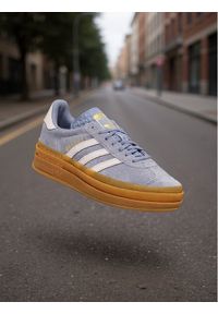 Adidas - adidas Sneakersy Gazelle Bold JQ1297 Fioletowy. Kolor: fioletowy. Materiał: zamsz, skóra. Model: Adidas Gazelle #1