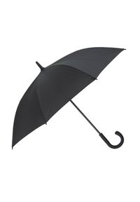 Ochnik - Duży parasol damski w kolorze czarnym. Kolor: czarny. Materiał: poliester