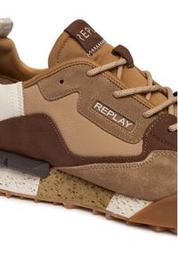 Replay - REPLAY Sneakersy GMS1P .000.C0073L Beżowy. Kolor: beżowy. Materiał: zamsz, skóra #2