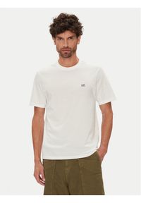 C.P. Company T-Shirt RCCMTS725A005100W Écru Regular Fit. Materiał: bawełna