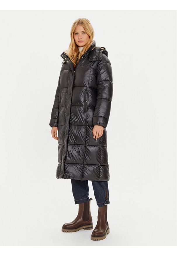 JOOP! Płaszcz zimowy 58 JW244C181 30044189 Czarny Regular Fit. Kolor: czarny. Materiał: syntetyk. Sezon: zima
