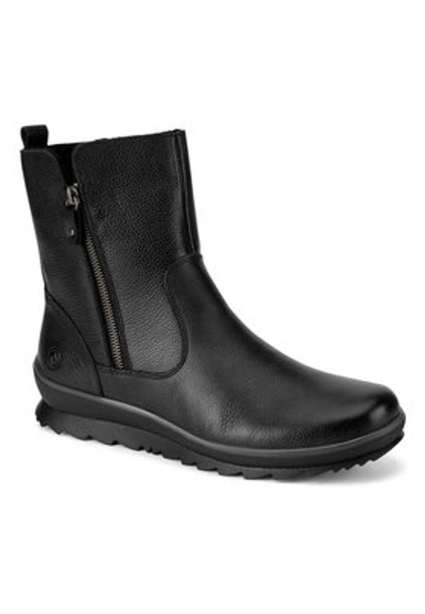 Remonte Botki R8482-01 Czarny. Kolor: czarny. Materiał: skóra
