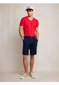 Big-Star - Pasek męski pleciony granatowy Abri 403. Kolor: niebieski. Materiał: jeans, materiał, skóra. Wzór: aplikacja. Styl: elegancki, casual #5