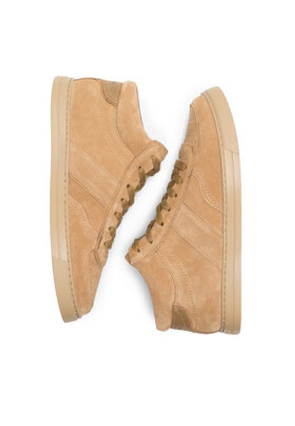 Gino Rossi Sneakersy OTSEGO-54 MI08 Brązowy. Kolor: brązowy. Materiał: zamsz, skóra