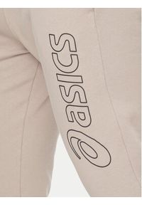 Asics Spodnie dresowe Logo 2031E189 Szary Regular Fit. Kolor: szary. Materiał: bawełna