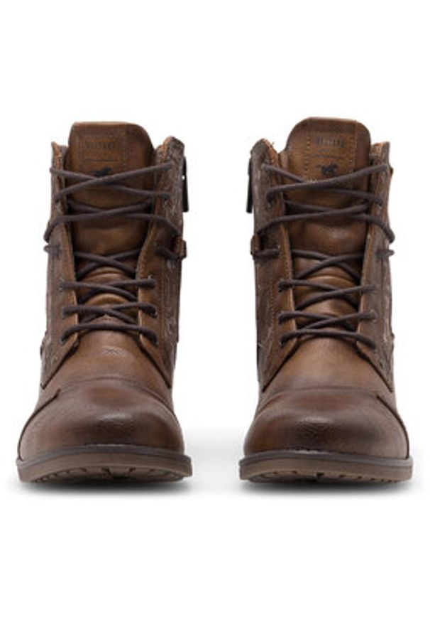 Mustang Trzewiki 1229-508 Brązowy. Kolor: brązowy. Materiał: materiał