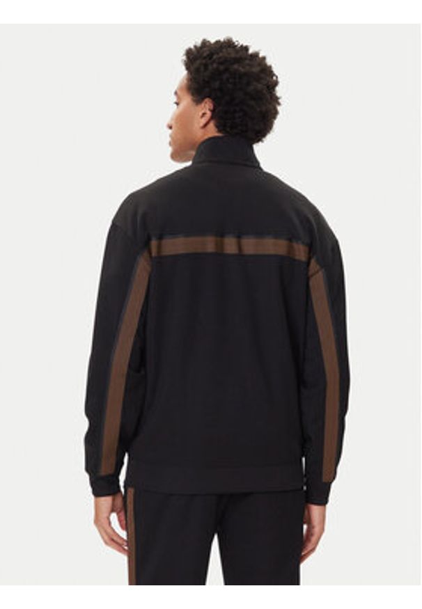 Hugo - HUGO Bluza Dingmoor 50542833 Czarny Regular Fit. Kolor: czarny. Materiał: syntetyk, bawełna