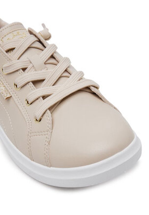 skechers - Skechers Sneakersy BOBS D'Vine - Instant Delight 114456/NAT Brązowy. Kolor: brązowy. Materiał: skóra
