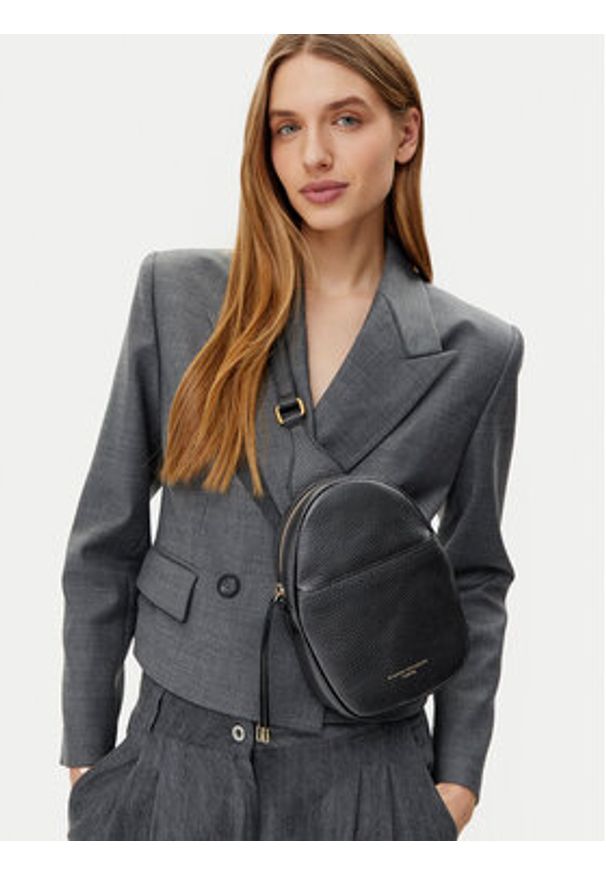 Gianni Chiarini Saszetka Nina MP 11181 GRN Czarny. Kolor: czarny. Materiał: skóra