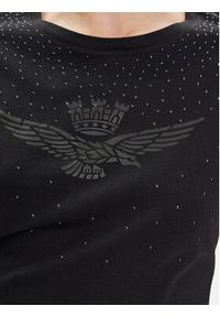 Aeronautica Militare T-Shirt 241TS2249DJ638 Czarny Slim Fit. Kolor: czarny. Materiał: bawełna #5