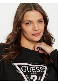 Guess Bluza W5RQ09 K8802 Czarny Regular Fit. Kolor: czarny. Materiał: syntetyk #3