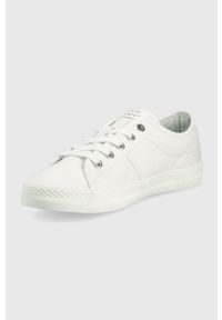 GANT - Gant tenisówki Pinestreet damskie kolor biały. Nosek buta: okrągły. Zapięcie: sznurówki. Kolor: biały. Materiał: guma