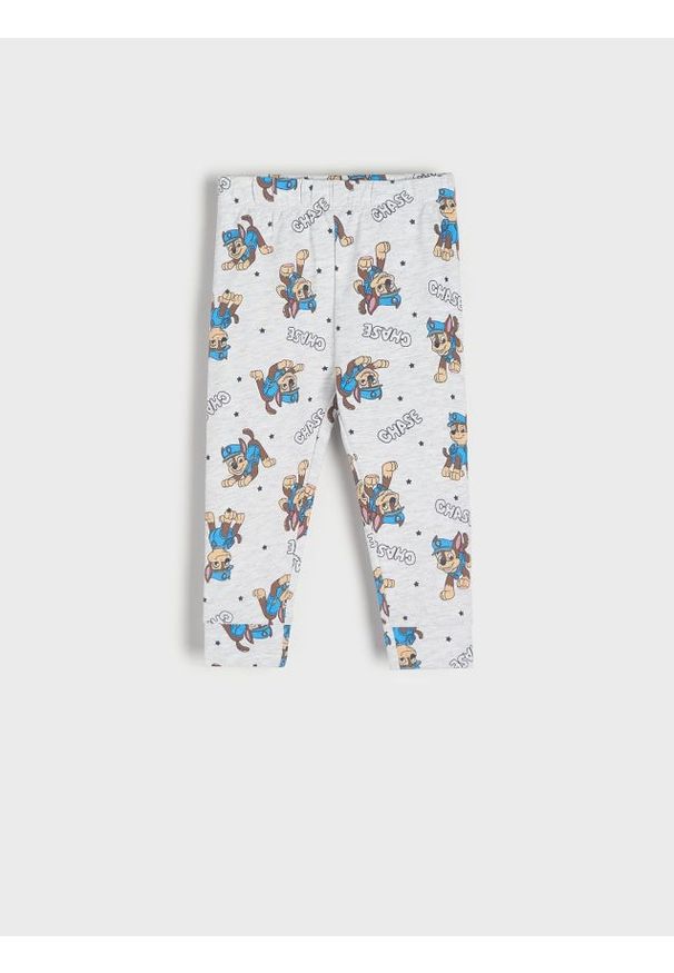 Sinsay - Legginsy Psi Patrol z grubszej dzianiny - szary. Kolor: szary. Materiał: dzianina. Długość: długie