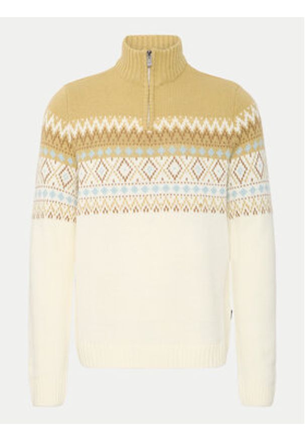Blend Sweter 20717433 Beżowy Regular Fit. Kolor: beżowy. Materiał: syntetyk