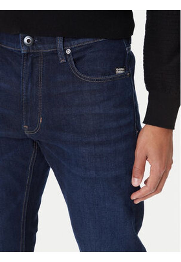 G-Star RAW - G-Star Raw Jeansy Mosa D23692-C052 Granatowy Straight Fit. Kolor: niebieski