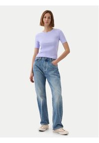 GAP - Gap T-Shirt 540635-11 Fioletowy Slim Fit. Kolor: fioletowy. Materiał: bawełna #5