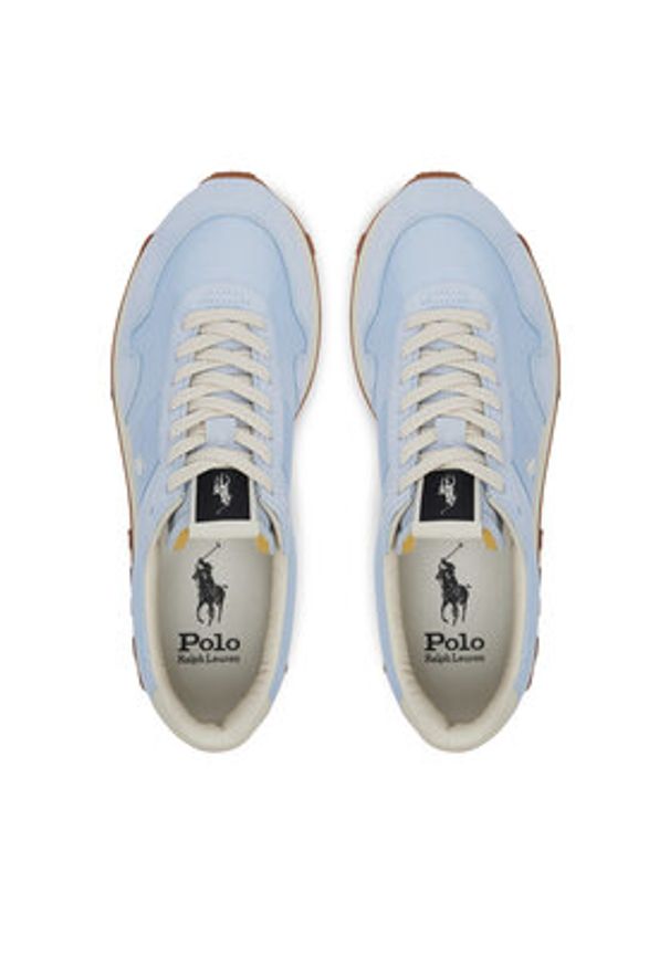 Polo Ralph Lauren Sneakersy Prl Trail125 804956697001 Błękitny. Kolor: niebieski. Materiał: zamsz, skóra