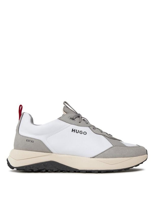 Hugo Sneakersy Kane 50504379 10253138 01 Biały. Kolor: biały. Materiał: skóra