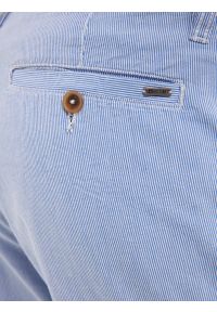 Big-Star - Szorty męskie bawełniane błękitne Gusto 401. Kolor: niebieski. Materiał: bawełna. Wzór: prążki. Styl: klasyczny, wakacyjny #7