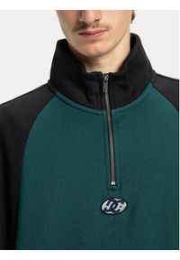 DC Shoes Bluza Maestro EDYFT03555 Zielony Regular Fit. Kolor: zielony. Materiał: bawełna #6