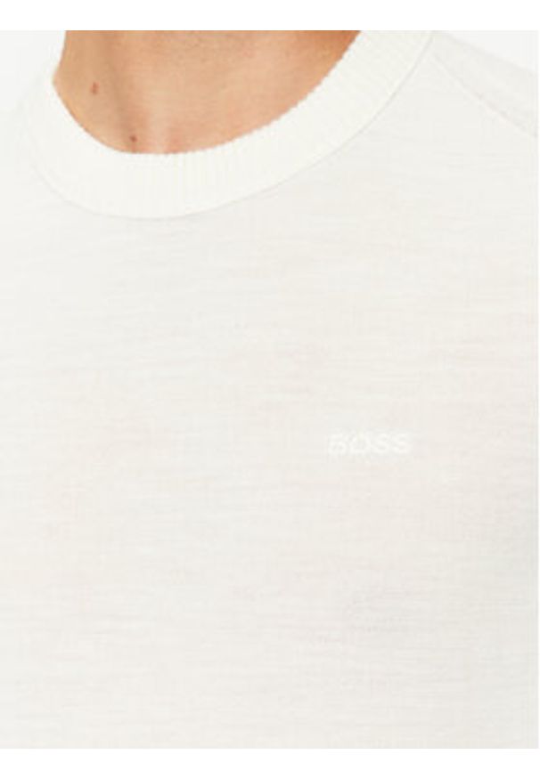 BOSS - Boss Sweter Avac_C 50501762 Écru Regular Fit. Materiał: syntetyk