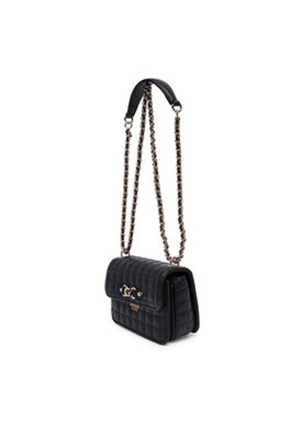 Guess Torebka Nadira Mini HWQG84 24780 Czarny. Kolor: czarny. Materiał: skórzane