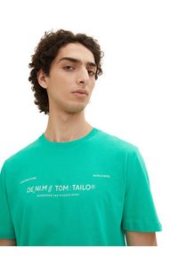 Tom Tailor Denim T-Shirt 1035581 Zielony. Kolor: zielony. Materiał: denim