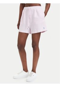 Polo Ralph Lauren Szorty materiałowe 211A12950007 Różowy jasny Relaxed Fit. Kolor: różowy. Materiał: len #1