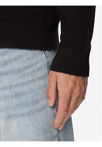 Tommy Jeans Sweter Essential DM0DM22853 Czarny Slim Fit. Kolor: czarny. Materiał: bawełna #5