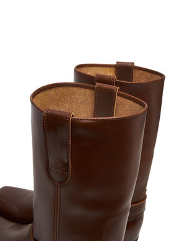 Polo Ralph Lauren Oficerki 818963404001 Brązowy. Kolor: brązowy. Materiał: skóra