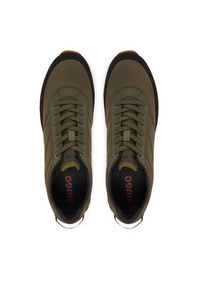 Hugo - HUGO Sneakersy Icelin 50548502 Zielony. Kolor: zielony. Materiał: materiał