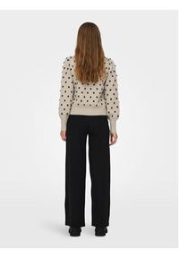 JDY Sweter 15304813 Écru Regular Fit. Materiał: syntetyk #5