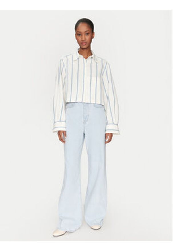 2NDDAY Jeansy Flossan 2252763967 Niebieski Wide Leg. Kolor: niebieski