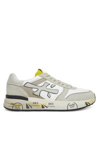 Premiata Sneakersy Mick Var 7212 Écru. Materiał: materiał