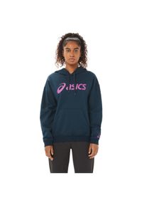 Bluza dresowa sportowa damska Asics Big OTH Hoodie. Kolor: niebieski. Materiał: bawełna, dresówka, poliester #1