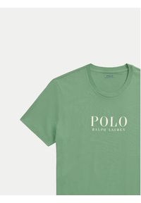 Polo Ralph Lauren T-Shirt 714899613017 Zielony Regular Fit. Typ kołnierza: polo. Kolor: zielony. Materiał: bawełna #5