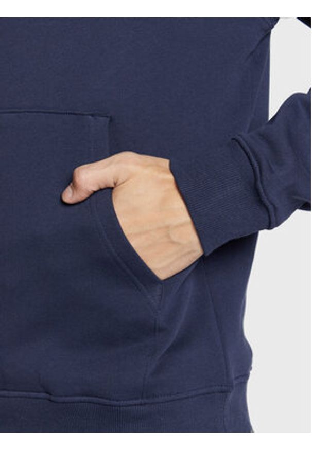 The North Face Bluza Drew Peak NF00AHJY Granatowy Regular Fit. Kolor: niebieski. Materiał: bawełna