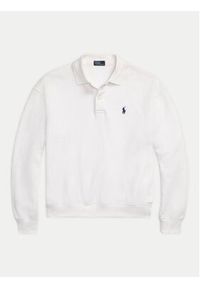 Polo Ralph Lauren Bluza 211947966001 Biały Relaxed Fit. Typ kołnierza: polo. Kolor: biały. Materiał: bawełna #3