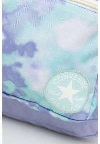 Converse plecak kolor fioletowy duży wzorzysty. Kolor: fioletowy. Materiał: poliester, włókno