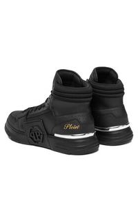Philipp Plein - PHILIPP PLEIN Sneakersy Phanom Kicks FAES USC0822 PLE075N Czarny. Kolor: czarny. Materiał: skóra #6