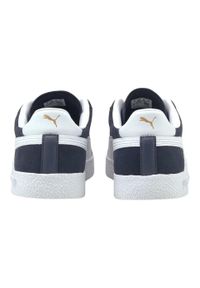 Puma - Męskie Zamszowe Buty Sportowe Club. Kolor: niebieski, wielokolorowy, biały. Materiał: zamsz. Sport: turystyka piesza