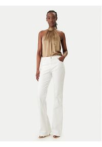 Just Cavalli Jeansy 80PAB5F3 CEWCA Biały Flare Fit. Kolor: biały #3