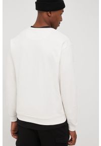 Premium by Jack&Jones bluza bawełniana męska kolor beżowy z nadrukiem. Okazja: na co dzień. Kolor: beżowy. Materiał: bawełna. Wzór: nadruk. Styl: casual