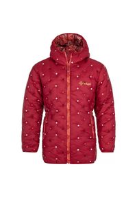 Kurtka dziewczęca Kilpi Damia. Kolor: czerwony. Materiał: nylon. Sport: turystyka piesza #1